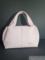 Elegantna ženska torba od eko kože Nora Soft roze – moderna urbana torba