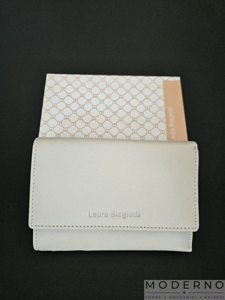 Ženski novčanik od prirodne kože u bež boji Aura – spoj elegancije, kvaliteta i funkcionalnosti