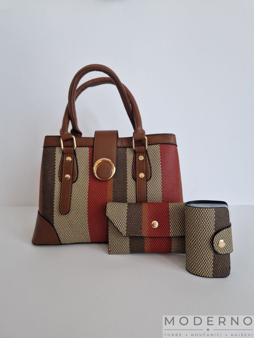 20260616_102632 Elegantni ženski set Una– torba, novčanik i futrola za kartice - moderan premium modni dodatak za svaku priliku - Image 1