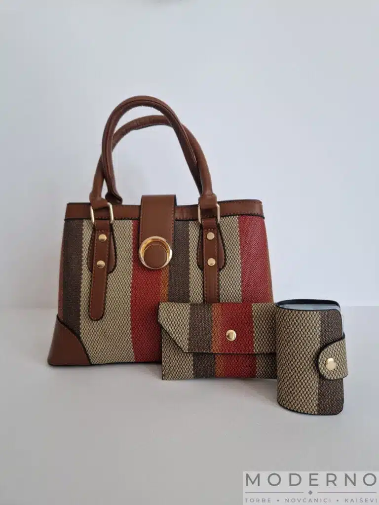 Elegantni ženski set Una– torba, novčanik i futrola za kartice – moderan premium modni dodatak za svaku priliku